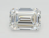 Lab-Grown 0.87 Carat Emerald Cut Diamond color D Clarity VS1, precious stones, engagement diamonds