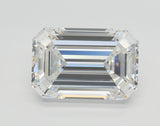 Lab-Grown 0.57 Carat Emerald Cut Diamond color D Clarity VVS2, precious stones, engagement diamonds