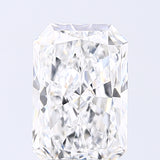 Lab-Grown 4.01 Carat Radiant Cut Diamond color E Clarity VVS2 With GIA Certificate, precious stones, engagement diamonds