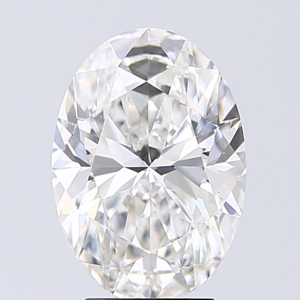 Lab-Grown 3.01 Carat Oval Shape Diamond color G Clarity VS2, precious stones, engagement diamonds