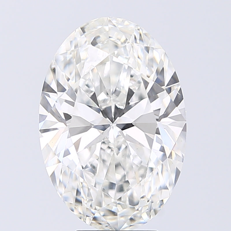 Lab-Grown 5.01 Carat Oval Shape Diamond color F Clarity VS2, precious stones, engagement diamonds