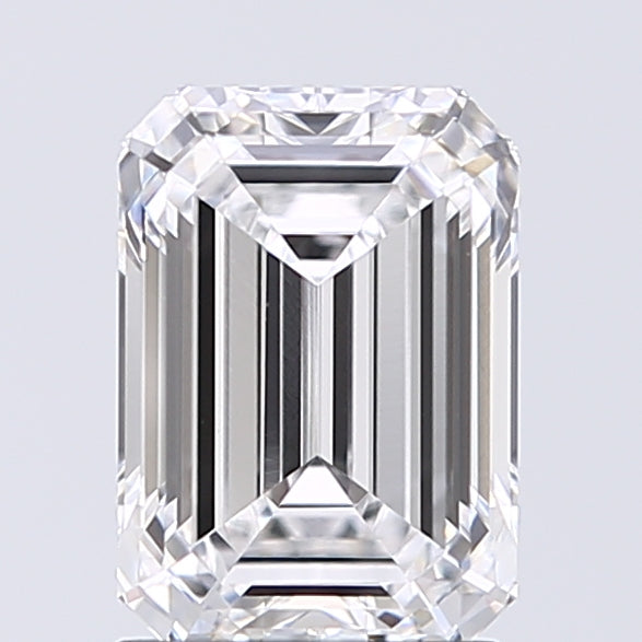 Lab-Grown 1.57 Carat Emerald Cut Diamond color D Clarity VVS1, precious stones, engagement diamonds