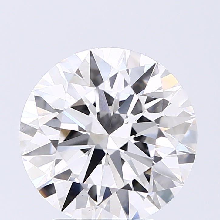 Lab-Grown 3.05 Carat Round Brilliant Diamond color E Clarity VS1 With GIA Certificate, precious stones, engagement diamonds