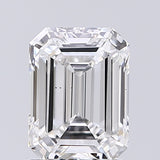 Lab-Grown 1.50 Carat Emerald Cut Diamond color E Clarity VS1, precious stones, engagement diamonds