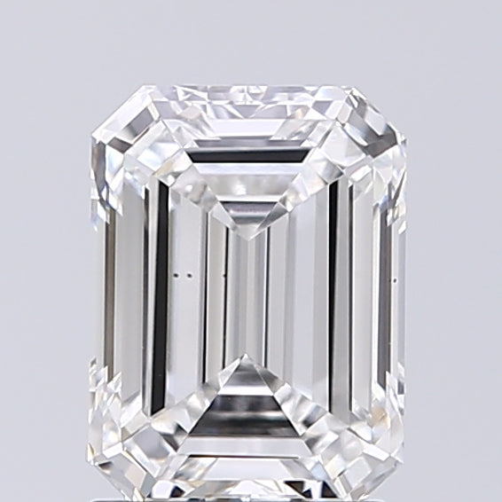 Lab-Grown 1.50 Carat Emerald Cut Diamond color E Clarity VS1, precious stones, engagement diamonds