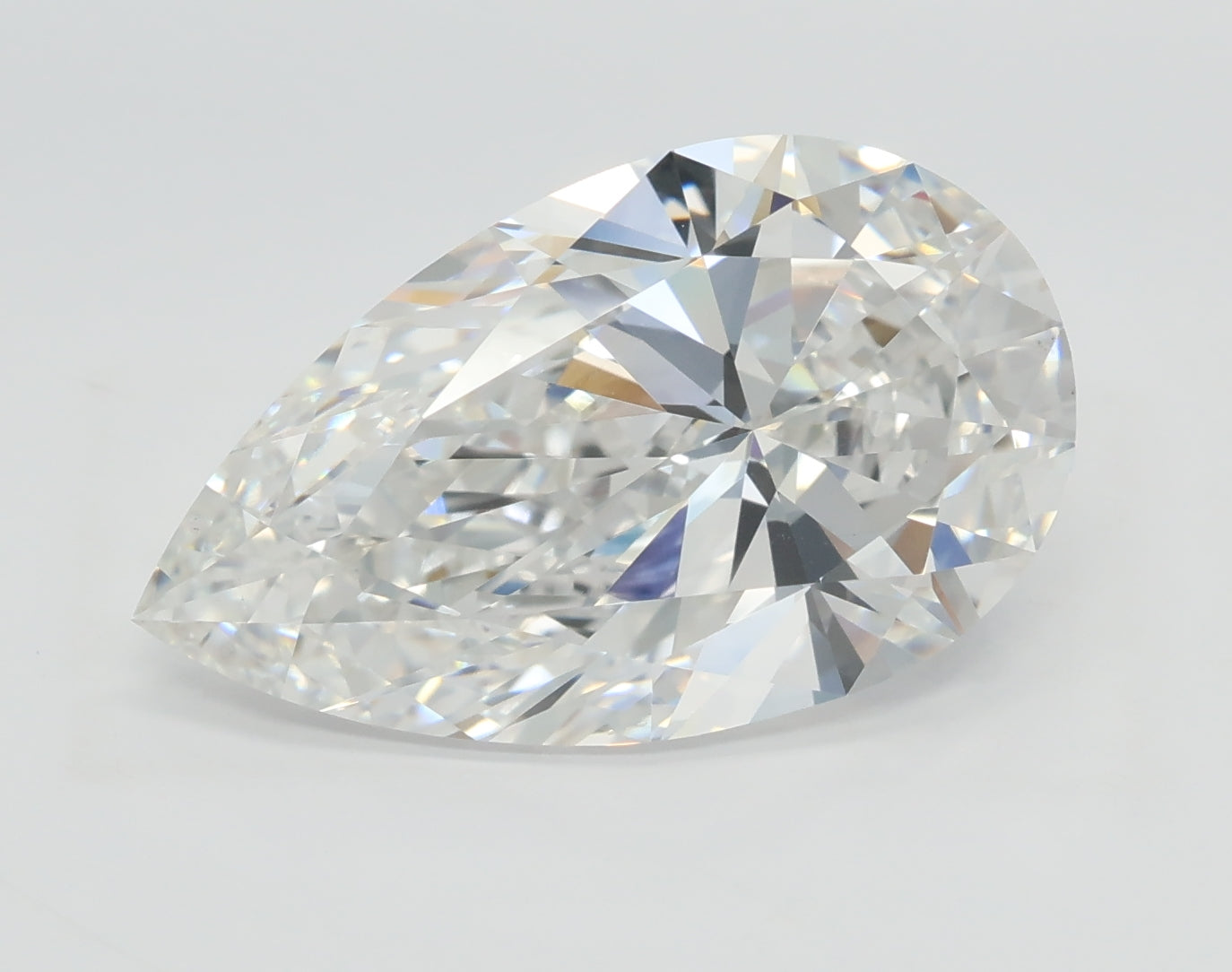 Lab-Grown 4.01 Carat Pear Shape Diamond color E Clarity VS2 With GIA Certificate, precious stones, engagement diamonds