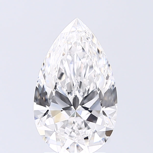 Lab-Grown 2.01 Carat Pear Shape Diamond color E Clarity VVS1 With GIA Certificate, precious stones, engagement diamonds