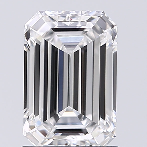 Lab-Grown 1.01 Carat Emerald Cut Diamond color E Clarity VVS2, precious stones, engagement diamonds