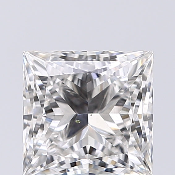 Lab-Grown 1.53 Carat Princess Cut Diamond color F Clarity VS2, precious stones, engagement diamonds