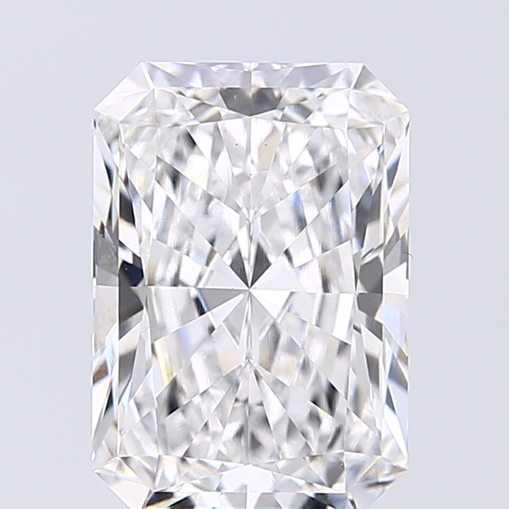 Lab-Grown 4.12 Carat Radiant Cut Diamond color E Clarity VS2 With GIA Certificate, precious stones, engagement diamonds