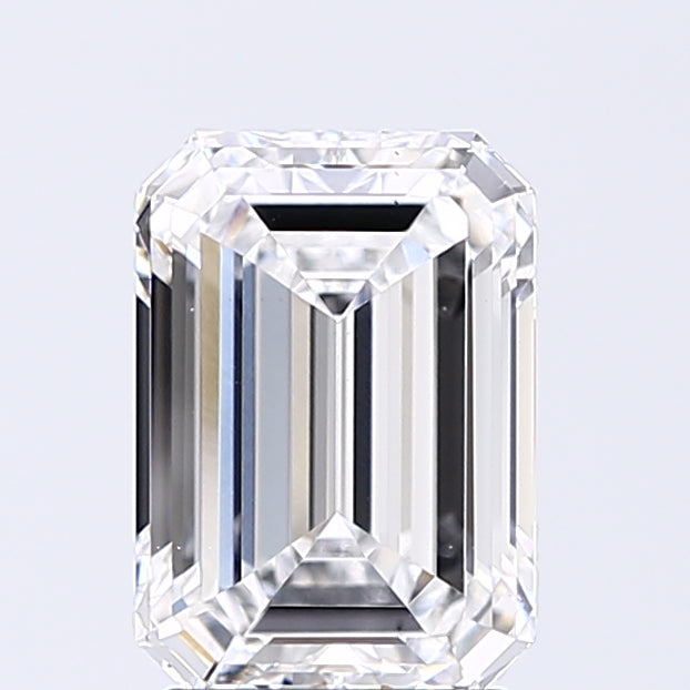 Lab-Grown 2.00 Carat Emerald Cut Diamond color D Clarity VS2 With GIA Certificate, precious stones, engagement diamonds