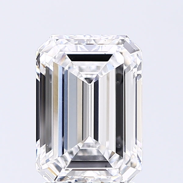 Lab-Grown 2.00 Carat Emerald Cut Diamond color D Clarity VS2 With GIA Certificate, precious stones, engagement diamonds