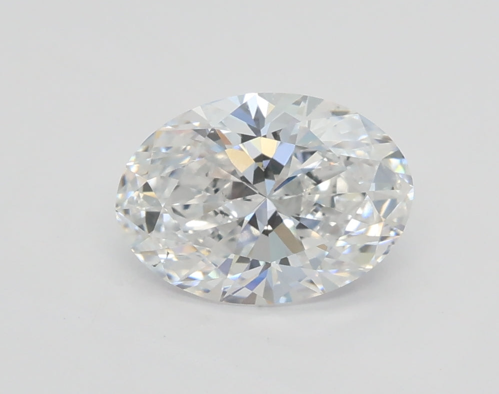 Lab-Grown 1.08 Carat Oval Shape Diamond color D Clarity VS2, precious stones, engagement diamonds