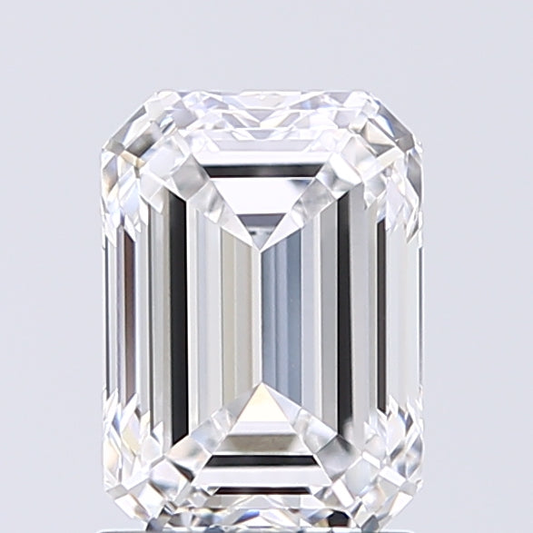 Lab-Grown 1.50 Carat Emerald Cut Diamond color D Clarity VVS2, precious stones, engagement diamonds