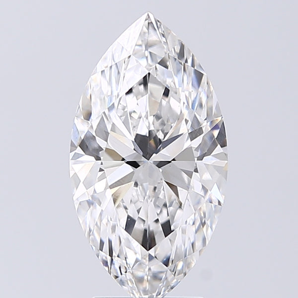 Lab-Grown 3.02 Carat Marquis Shape Diamond color E Clarity VS2 With GIA Certificate, precious stones, engagement diamonds