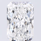 Lab-Grown 4.02 Carat Radiant Cut Diamond color E Clarity VVS2 With GIA Certificate, precious stones, engagement diamonds