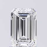 Lab-Grown 1.01 Carat Emerald Cut Diamond color D Clarity VVS2, precious stones, engagement diamonds