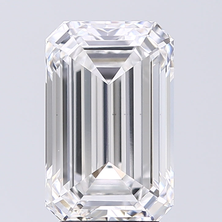 Lab-Grown 3.24 Carat Emerald Cut Diamond color E Clarity VS1 With GIA Certificate, precious stones, engagement diamonds