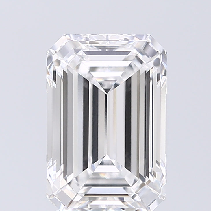 Lab-Grown 3.01 Carat Emerald Cut Diamond color E Clarity VVS2 With GIA Certificate, precious stones, engagement diamonds