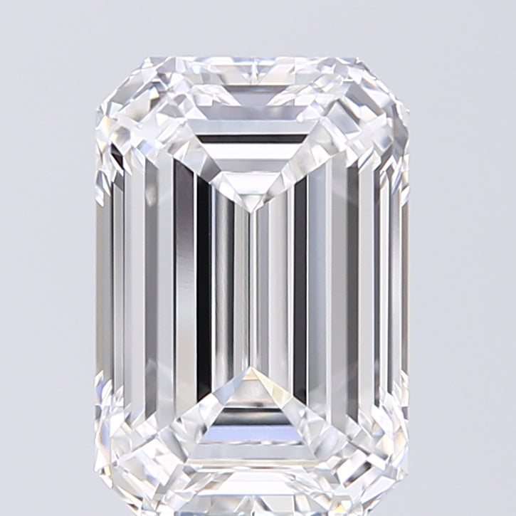 Lab-Grown 2.91 Carat Emerald Cut Diamond color E Clarity VVS2 With GIA Certificate, precious stones, engagement diamonds