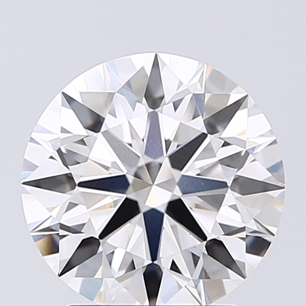 Lab-Grown 2.07 Carat Round Brilliant Diamond color D Clarity VS1 With GIA Certificate, precious stones, engagement diamonds