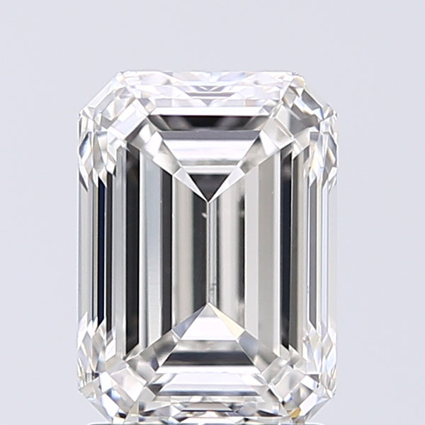 Lab-Grown 1.90 Carat Emerald Cut Diamond color G Clarity VVS2, precious stones, engagement diamonds