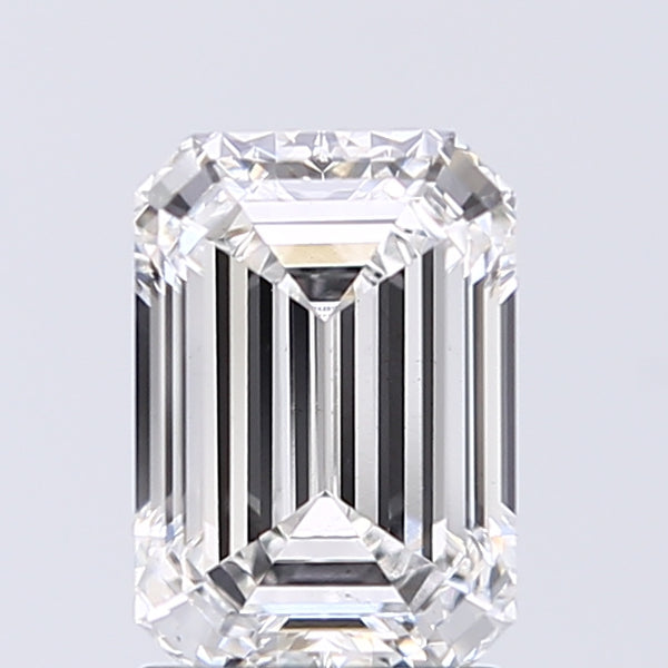 Lab-Grown 1.50 Carat Emerald Cut Diamond color E Clarity VS1, precious stones, engagement diamonds