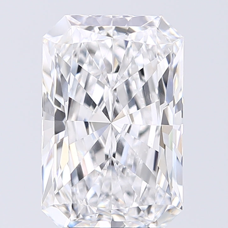 Lab-Grown 3.10 Carat Radiant Cut Diamond color D Clarity VVS2 With GIA Certificate, precious stones, engagement diamonds