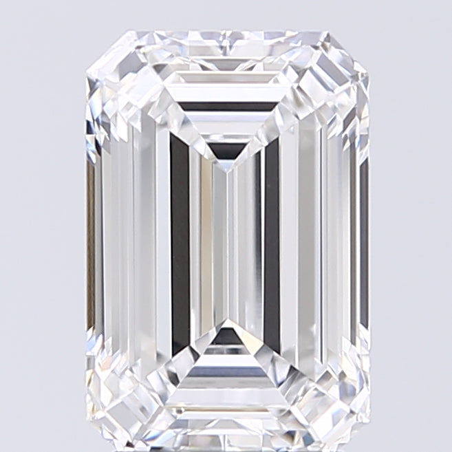 Lab-Grown 2.52 Carat Emerald Cut Diamond color D Clarity VS1 With GIA Certificate, precious stones, engagement diamonds