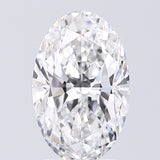 Lab-Grown 2.02 Carat Oval Shape Diamond color D Clarity VS1 With GIA Certificate, precious stones, engagement diamonds