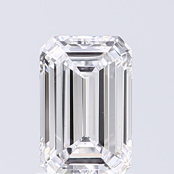 Lab-Grown 1.01 Carat Emerald Cut Diamond color D Clarity VS1, precious stones, engagement diamonds