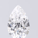 Lab-Grown 1.01 Carat Pear Shape Diamond color D Clarity VS1, precious stones, engagement diamonds