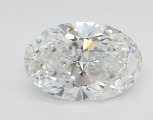 Lab-Grown 2.08 Carat Oval Shape Diamond color D Clarity VS2 With GIA Certificate, precious stones, engagement diamonds