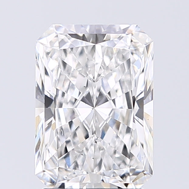 Lab-Grown 2.02 Carat Radiant Cut Diamond color E Clarity VS2 With GIA Certificate, precious stones, engagement diamonds