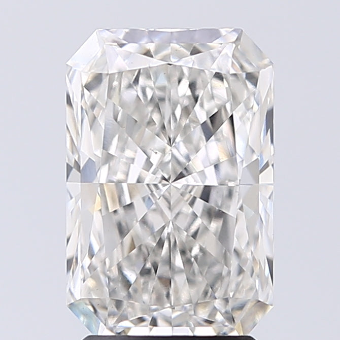 Lab-Grown 2.51 Carat Radiant Cut Diamond color G Clarity VS1, precious stones, engagement diamonds