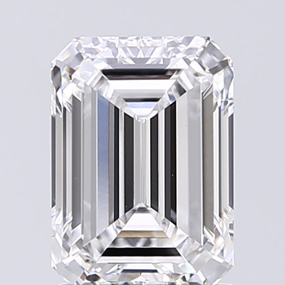 Lab-Grown 1.52 Carat Emerald Cut Diamond color D Clarity VVS2, precious stones, engagement diamonds