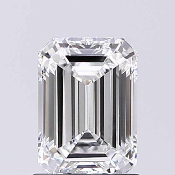 Lab-Grown 1.01 Carat Emerald Cut Diamond color D Clarity VVS2, precious stones, engagement diamonds