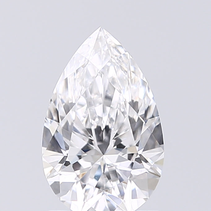 Lab-Grown 1.01 Carat Pear Shape Diamond color D Clarity VS1, precious stones, engagement diamonds