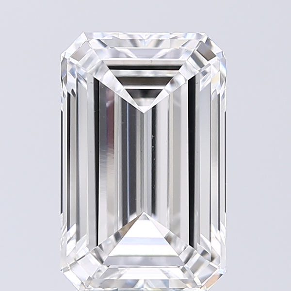 Lab-Grown 3.02 Carat Emerald Cut Diamond color E Clarity VS1 With GIA Certificate, precious stones, engagement diamonds