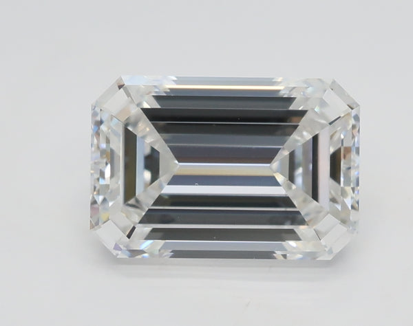Lab-Grown 2.01 Carat Emerald Cut Diamond color E Clarity VS2 With GIA Certificate, precious stones, engagement diamonds