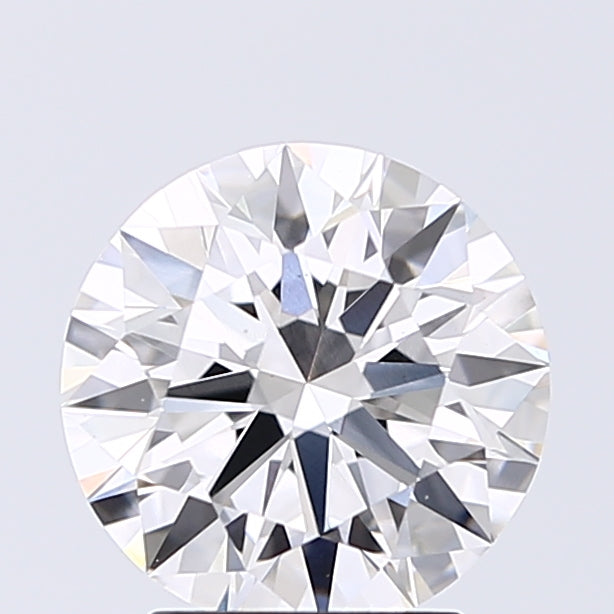 Lab-Grown 2.09 Carat Round Brilliant Diamond color E Clarity VS1 With GIA Certificate, precious stones, engagement diamonds
