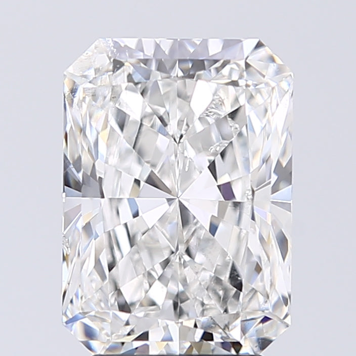 Lab-Grown 3.02 Carat Radiant Cut Diamond color F Clarity SI1 With GIA Certificate, precious stones, engagement diamonds