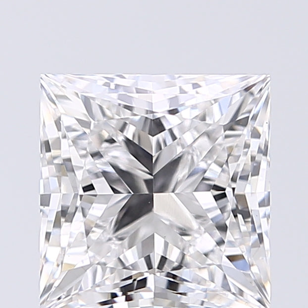 Lab-Grown 2.55 Carat Princess Cut Diamond color E Clarity VS1 With GIA Certificate, precious stones, engagement diamonds