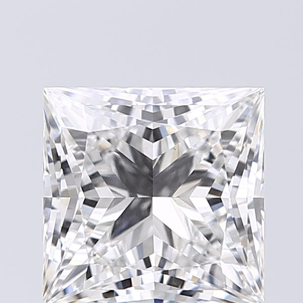 Lab-Grown 2.70 Carat Princess Cut Diamond color F Clarity VS1 With GIA Certificate, precious stones, engagement diamonds