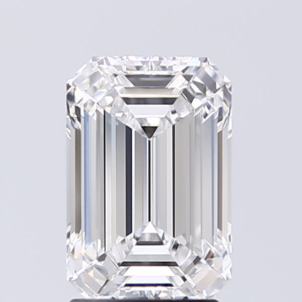 Lab-Grown 2.03 Carat Emerald Cut Diamond color E Clarity VVS2 With GIA Certificate, precious stones, engagement diamonds