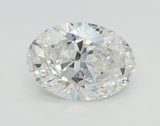 Lab-Grown 2.01 Carat Oval Shape Diamond color E Clarity VS2 With GIA Certificate, precious stones, engagement diamonds