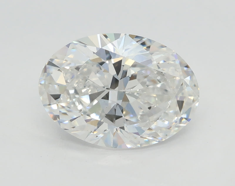 Lab-Grown 2.01 Carat Oval Shape Diamond color E Clarity VS2 With GIA Certificate, precious stones, engagement diamonds