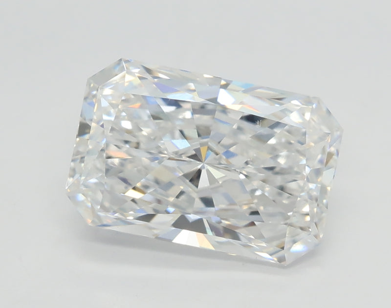 Lab-Grown 2.52 Carat Radiant Cut Diamond color D Clarity VVS2 With GIA Certificate, precious stones, engagement diamonds