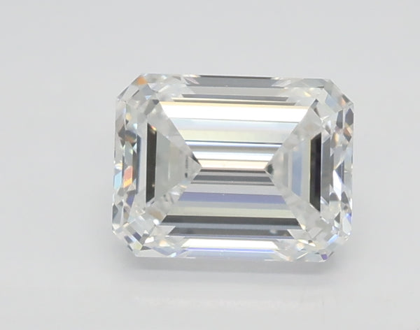 Lab-Grown 1.00 Carat Emerald Cut Diamond color D Clarity VS1, precious stones, engagement diamonds