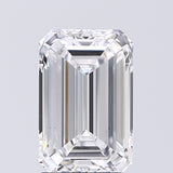 Lab-Grown 2.02 Carat Emerald Cut Diamond color D Clarity VS1 With GIA Certificate, precious stones, engagement diamonds